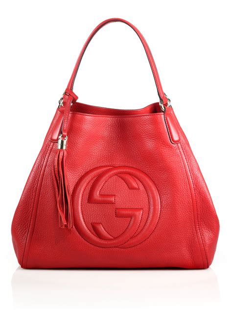 red gucci satchel handbag|red Gucci handbags sale.